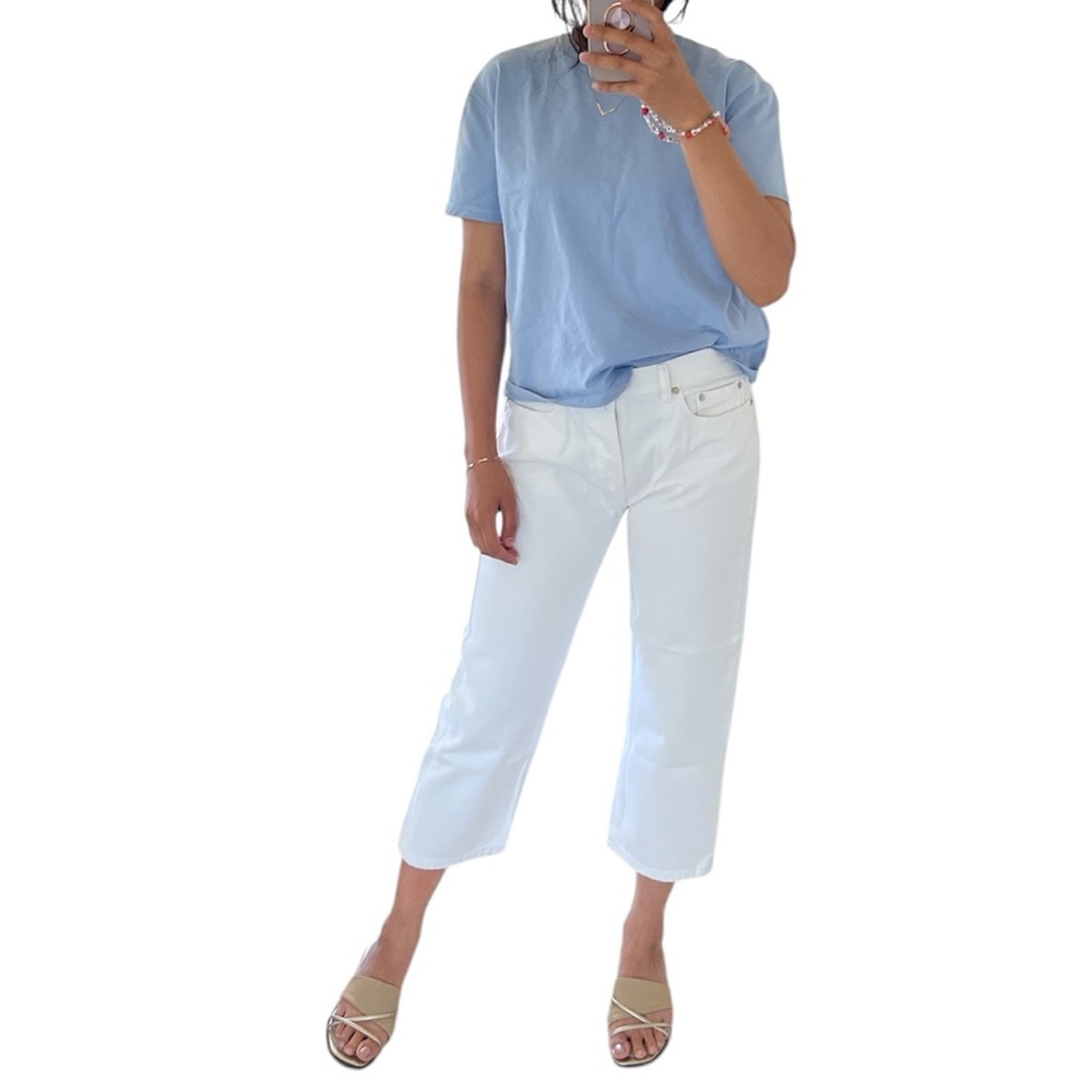Marc By Marc Jacobs White Women Cropped Jeans